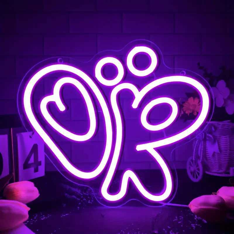 Bright LED neon sign lights clearance Budweiser wine decoration cyberpunk game room garage gift party creativity Y250916