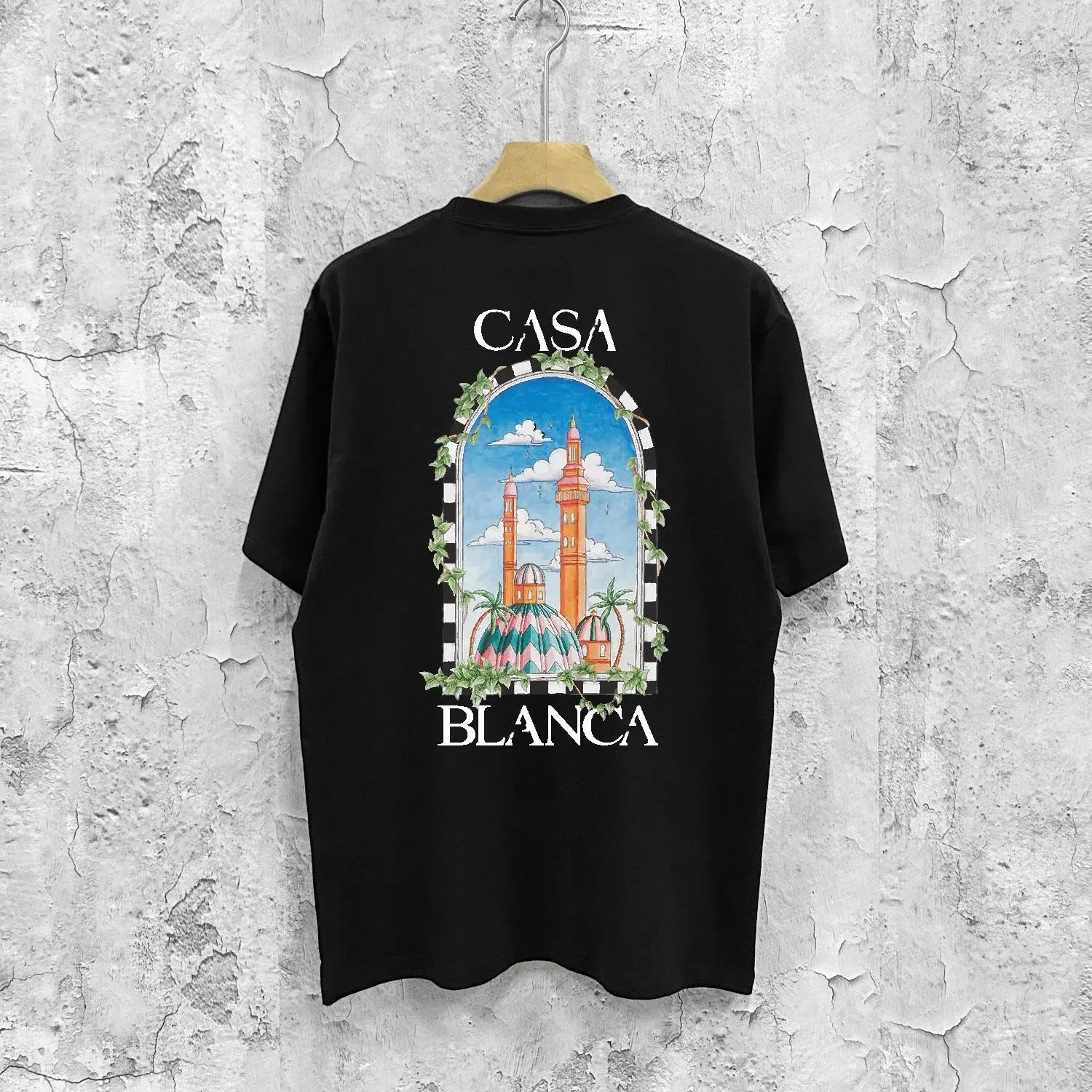 2026 casablancoly tshirt designer t shirt men shirt luxury casas blancas shirts mens tees summer absorbing short cotton high quality casas blancos size s-3xl