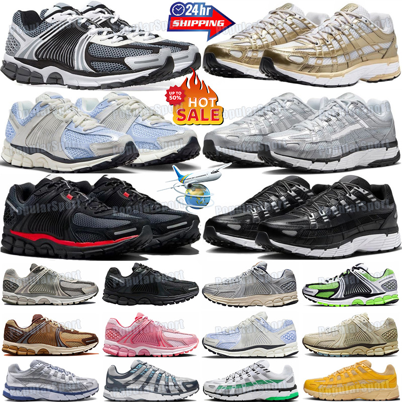 Designer Shoes vomero 5 Running Shoes p6000 Mens Trainers Anthracite Grey Shadow Metallic Silver Gold Velvet Triple Black White P 6000 Womens Outdoor Sport Sneakers