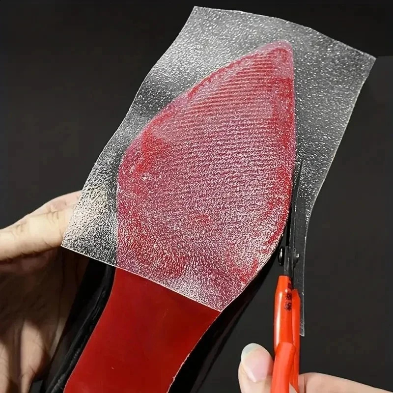 10x50cm Shoes Sole Protector Sticker for High Heels SelfAdhesive Ground Grip Shoe Protective Bottoms Outsole Insoles 250915