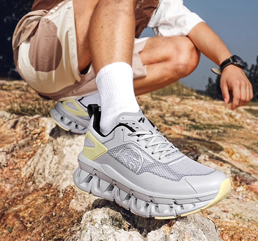 NHOT Men's Sports Shoes 2025 New Breathable Thick Soled For Comfort Fits Hiking Running Anti slip Wear Resistant Practical For Spring Autumn Summ