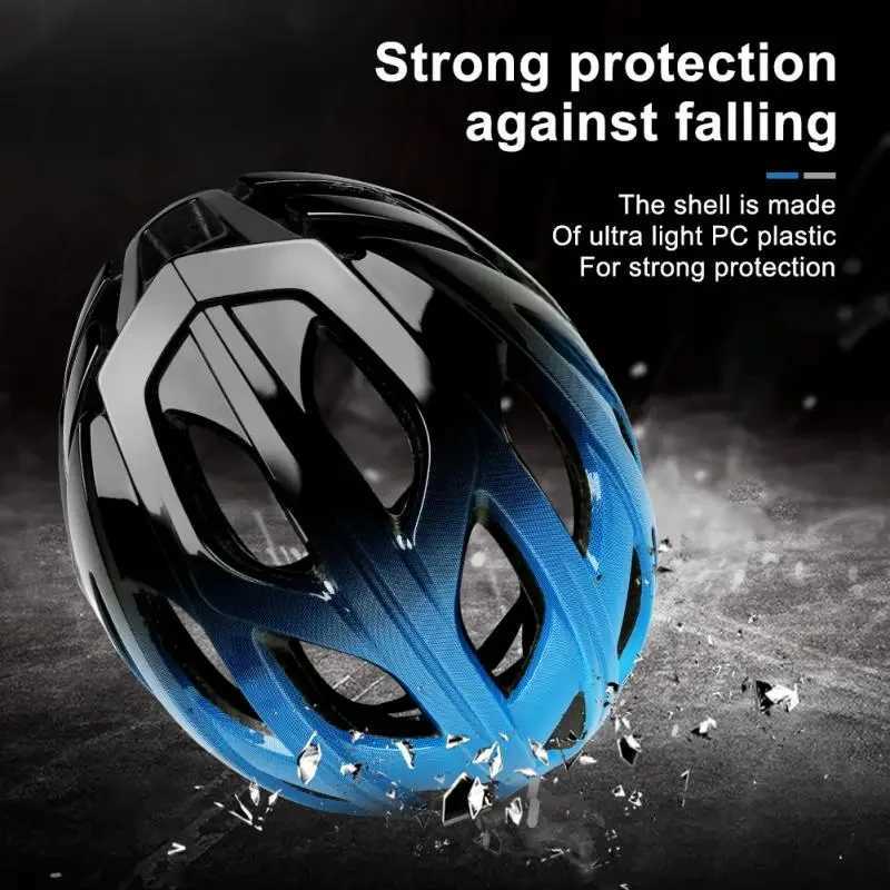 New Ultralight Cycling Helmet Safety Cap Bicycle Helmet for Women Men Racing Bike Equipments Road Adult Bike Helmets J250916