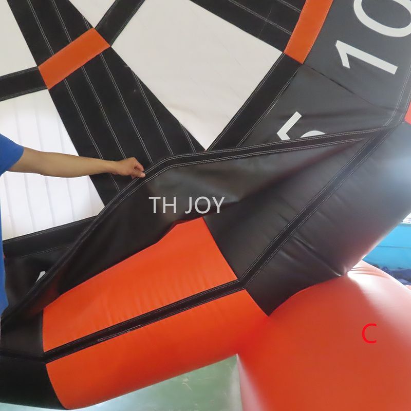 5m height (16.5ft) with 8balls Outdoor activities commercial pu two sides inflatable dart baord games soccer foot dart carnival game for adults and ki