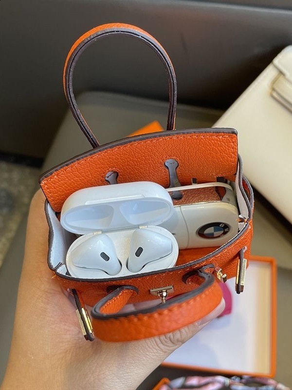 Mini Bag Pendant Bag Headphones Car Rental Keychain Creative Zero Wallet Decoration Versatile Mouth Red Envelope 250916