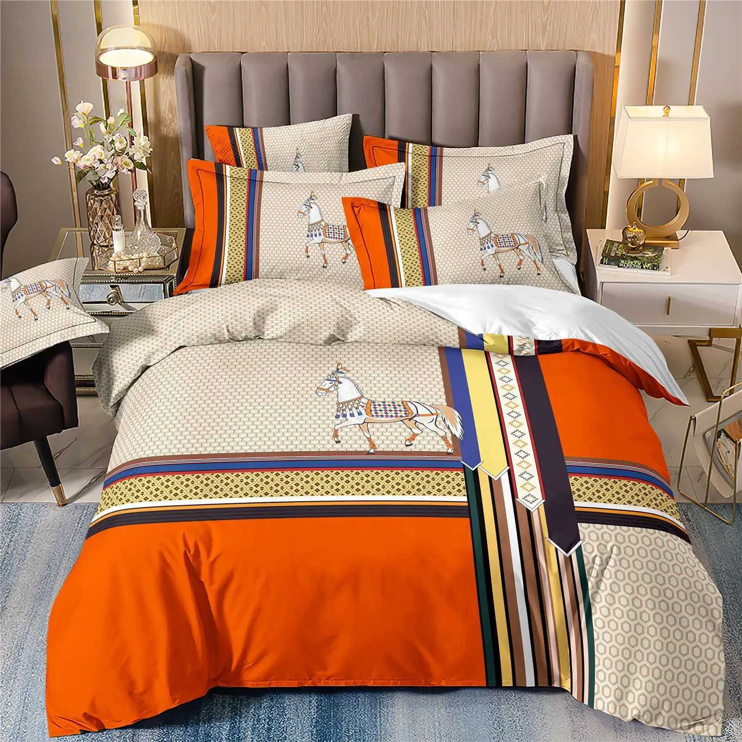 Sophisticated Designer Microfiber Sheet Set Textured Quilts & Pillowcases - All-Inclusive Sleepwear Bedding W260302