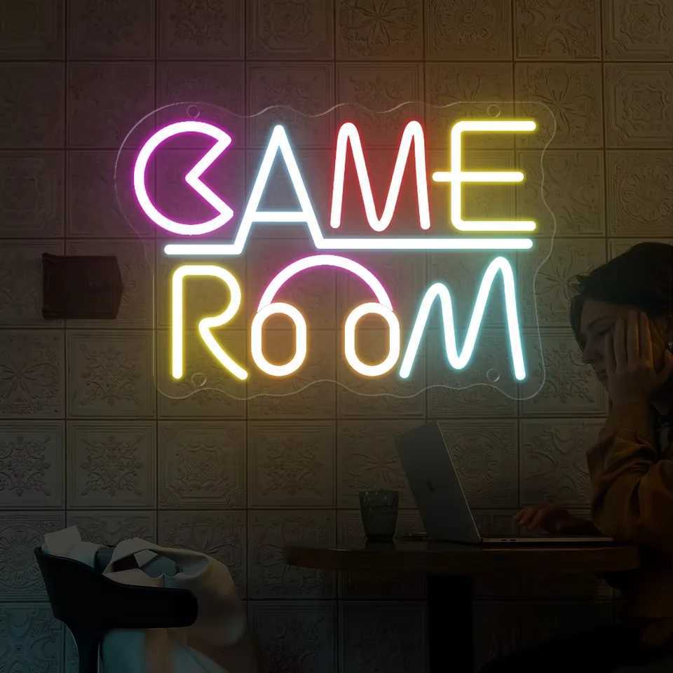 Gamer LED Neon Light Sign Night Lights Bar Esports Room Game Room Home Hanging Wall Electronic Sports Decoration USB Neon Signs Y250916