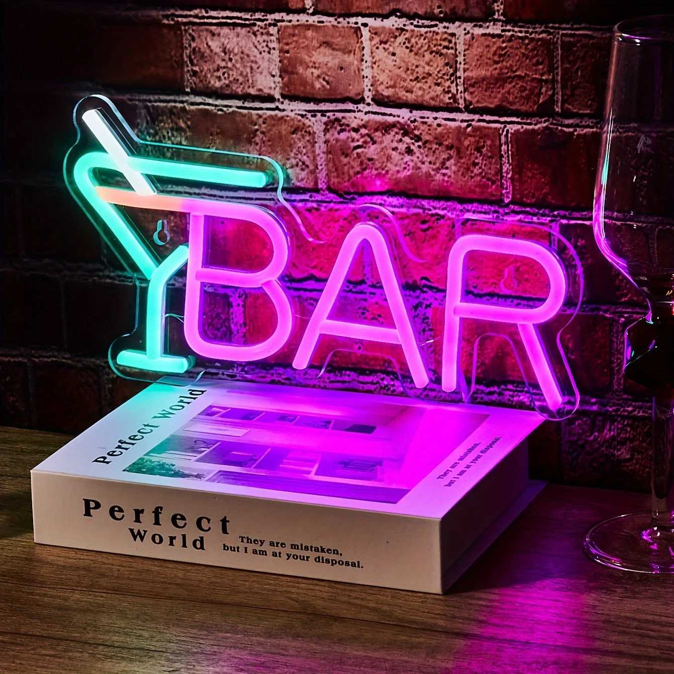 Bar Neon Signs for Wall Decor Led Bar Lights for Bedroom Room Decor Aesthetic Suitable for Living Room Bistro Man Cave Party Y250916