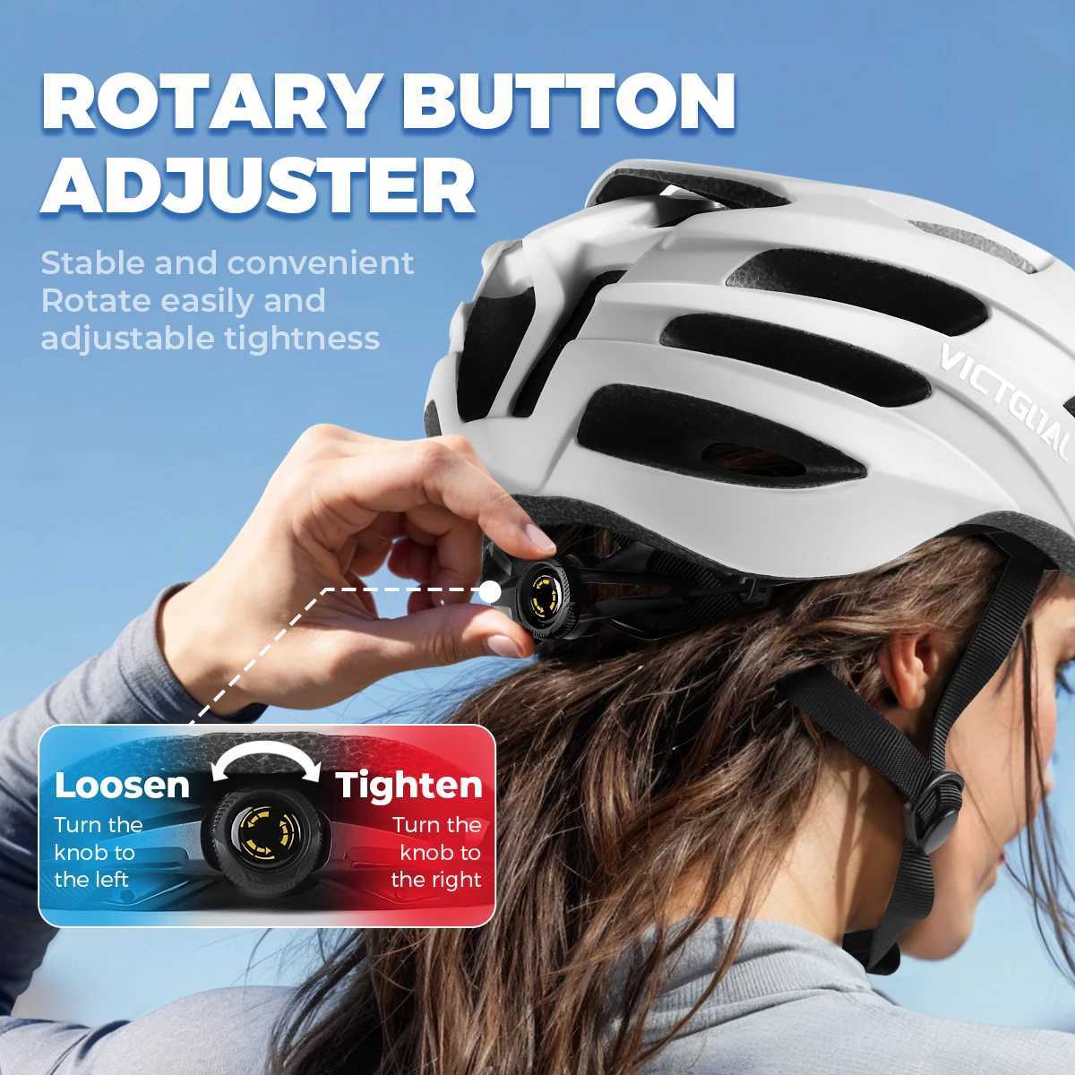 VICTGOAL Lightweight Bicycle Helmets for Men Women Breathable Bike Helmet MTB Road Scooter Safety Caps Adult Cycling Accessories J250916