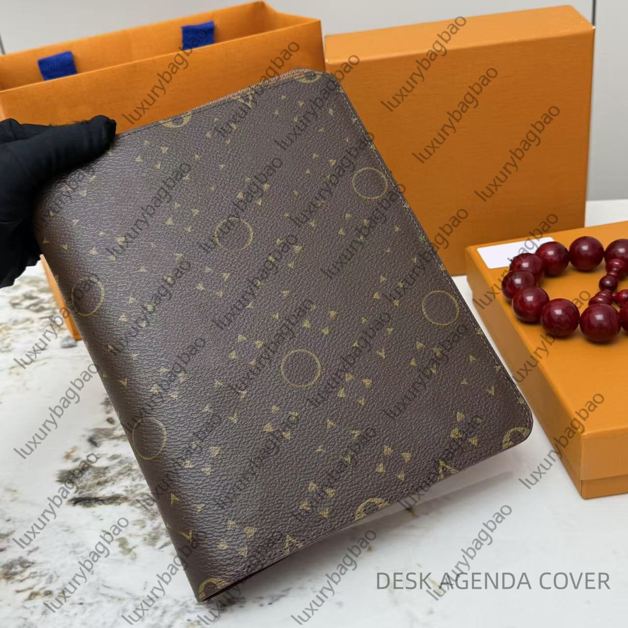 Designer Agenda Large Desk agenda Cover Holders Business Notebook Diary Protective Case Card Holder Wallets Desktop Designers Notepad unisex 7A