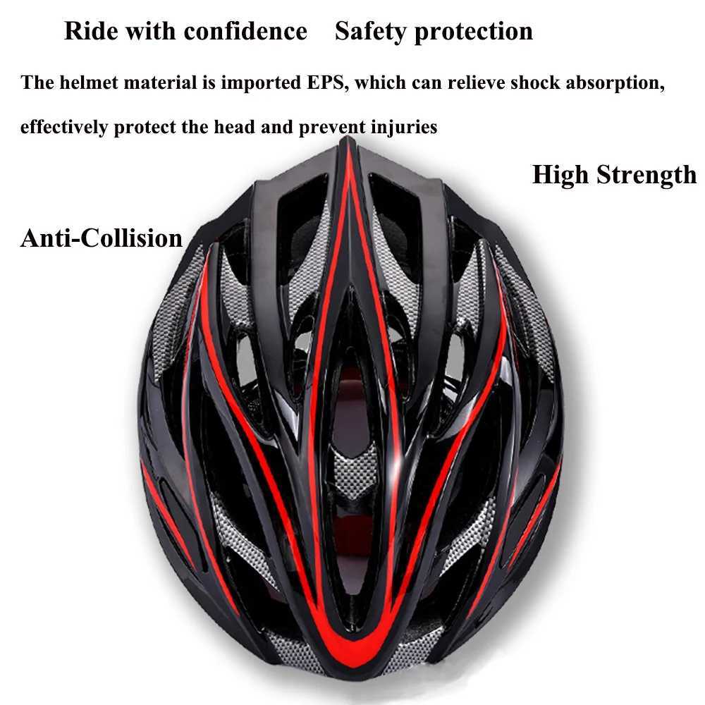 Ultralight Cycling Helmet Flame Design MTB Road Riding Safety Adjustable Hat Helmet Integrallymolded Bike Bicycle Helmet J250916