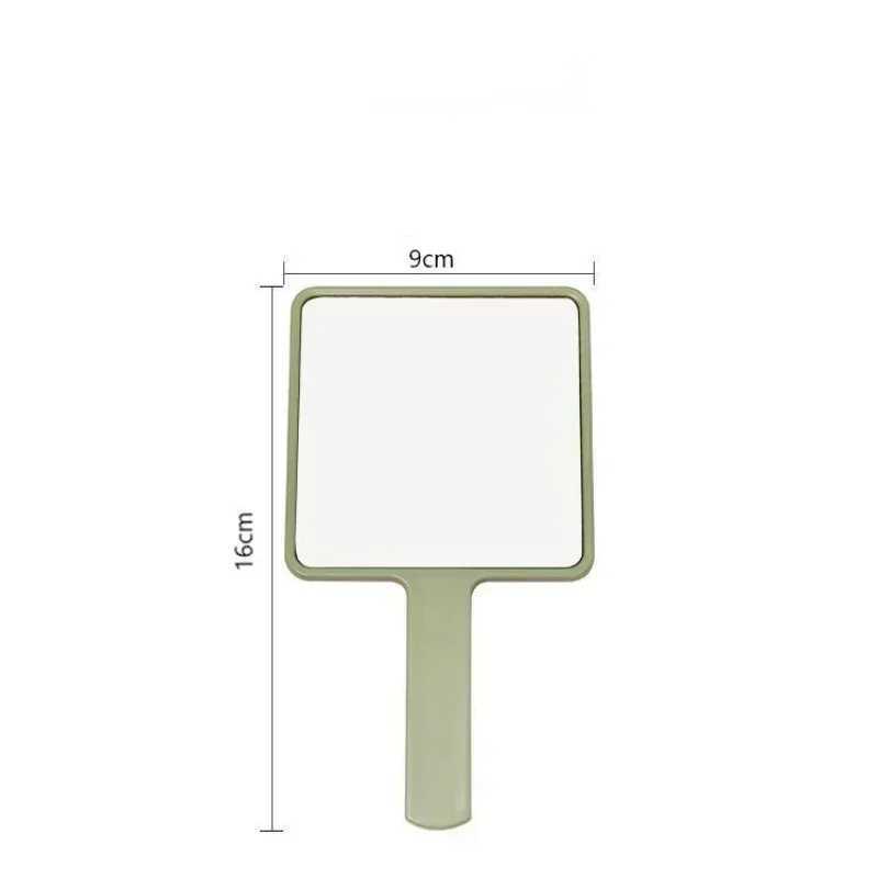 Eyelash Extension Handheld Makeup Mirror Square Makeup Vanity Mirror with Handle Hand Mirror SPA Salon Compact Mirrors C250916