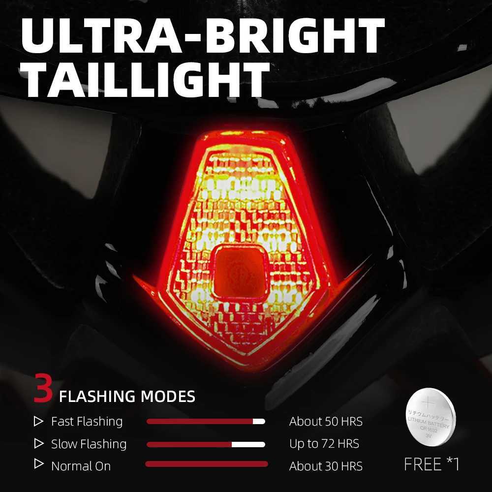 VICTGOAL Bike Helmet LED Lights Visors for Men Women Breathable Ultralight Sport Cycling Helmet MTB Mountain Road Bicycle Helmet J250916