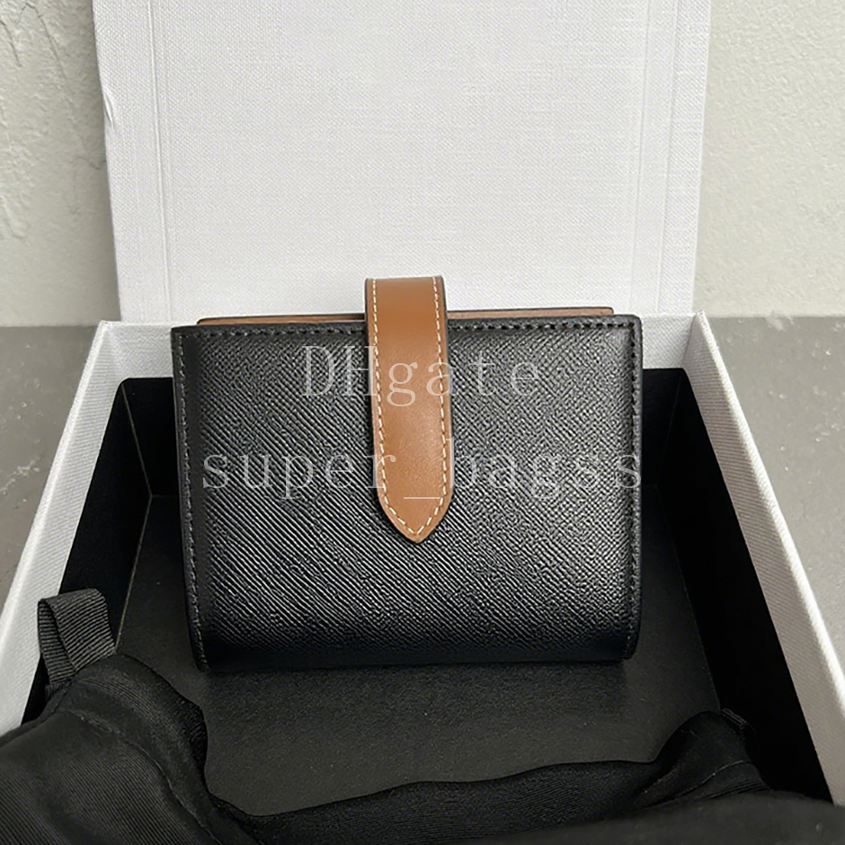 Luxury designer bag Mirror quality wallet Mini coin purse 10.5CM handbag genuine leather card holder with box 25C100262A