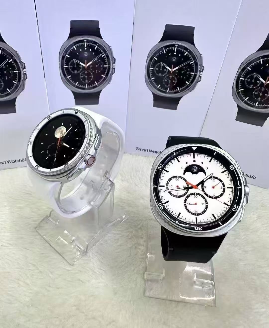 JS Galaxy Watch 8 Ultra GPS Compass Smart Watch Outdoor Sports Man AMOLED BT Call IP68 Galaxy 7 Upgraded Smartwatch