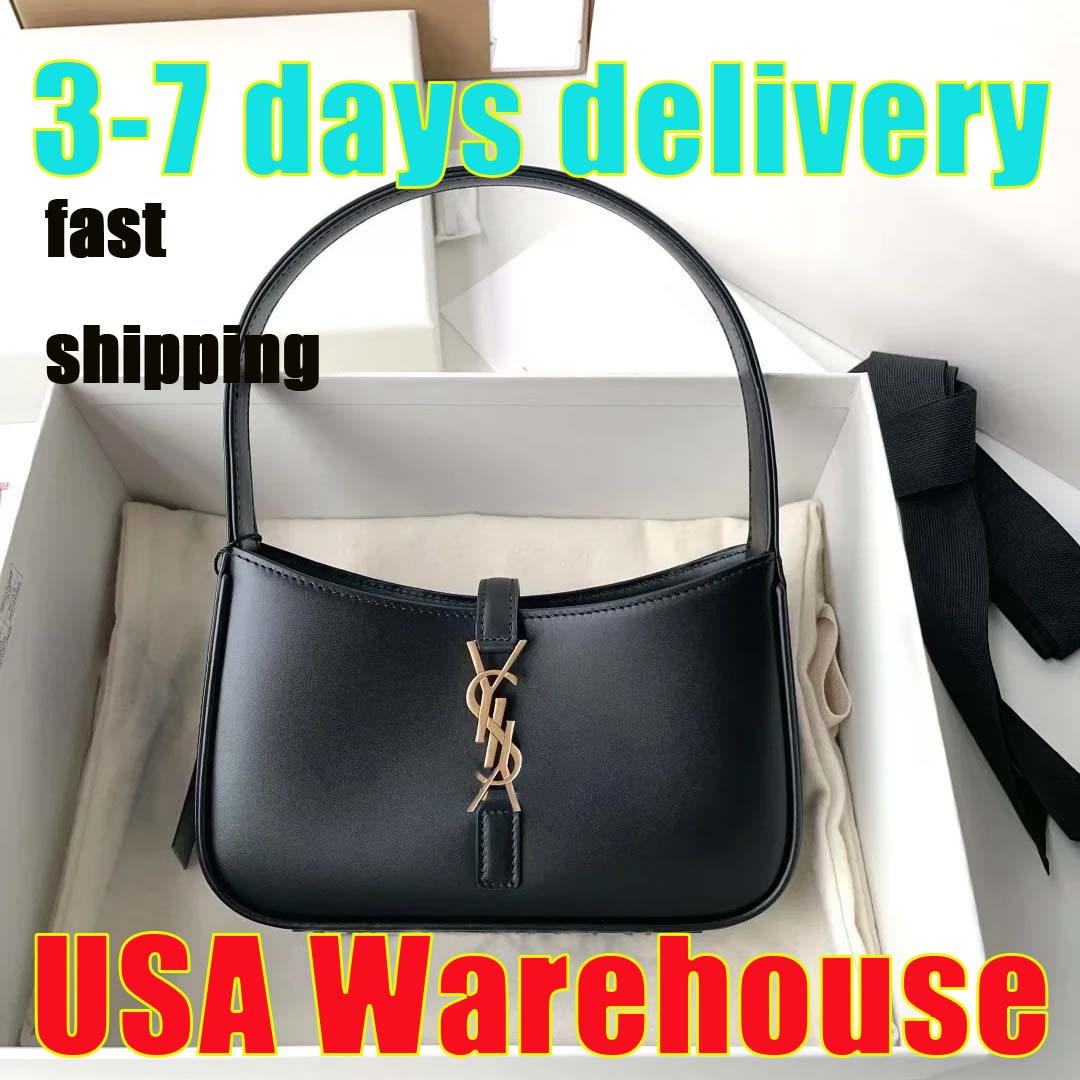 High Quality Designer Bag Luxury Fashion Bag Classic Timeless Metal Buckle Armpit Small Square Bag Handbag Top Quality Leather Excellent Hardware Us Local Shipping