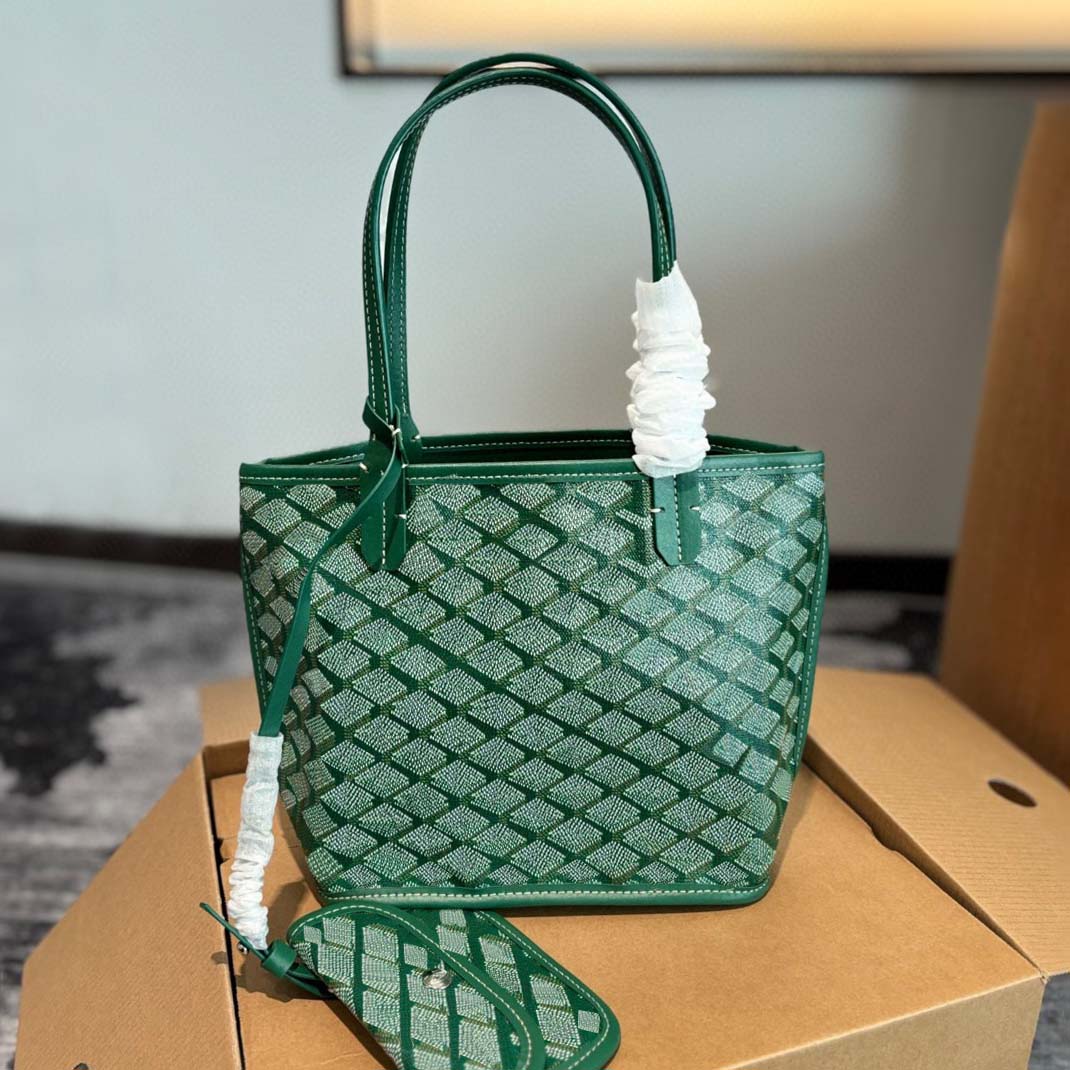 Tote bag Designer bag Women's Double-Sided Mini Handbag Luxury Shoulder Bag Fashion Leather Multifunctional High-Quality Large Capacity Open Handbag Shopping Bag
