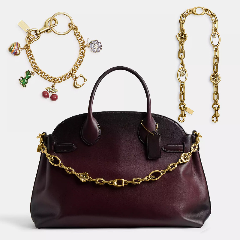 Designer Keychain bag charms Vintage Style Key Ring for Women - Retro Pattern Bag Charm with Detachable Lanyard, Fashion Keyring Accessories Gift Idea