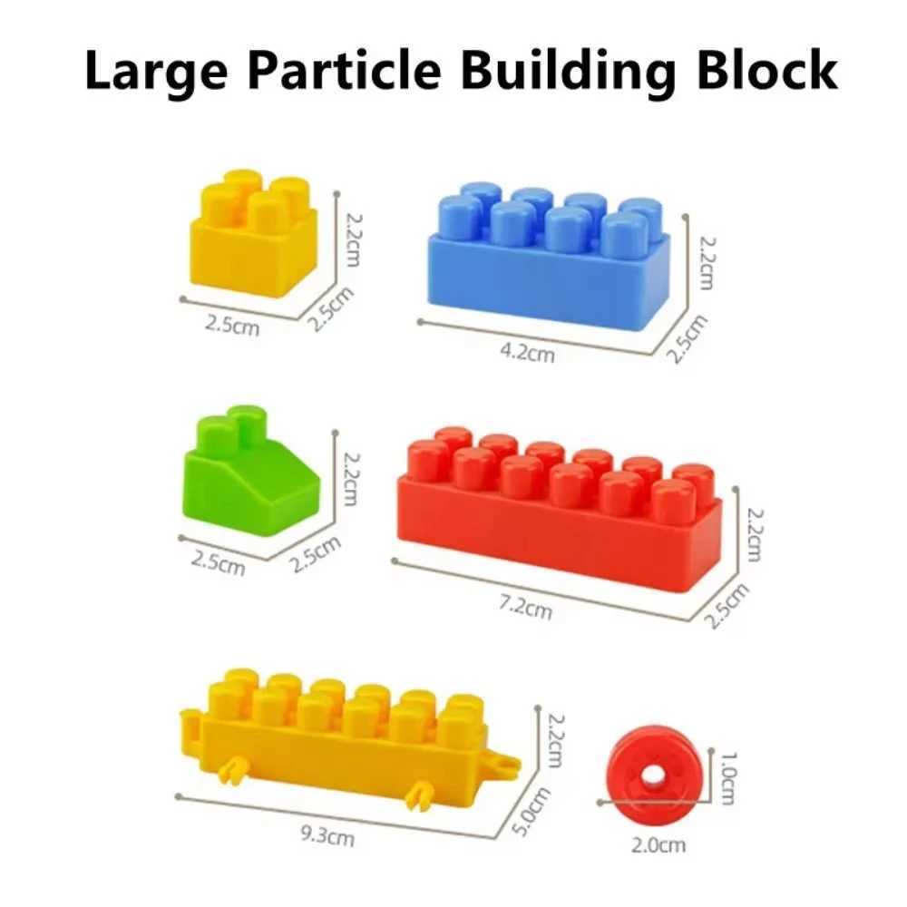 100130pcs childrens assembled stacking toyslarge particles of building blockschildrens early education educational toys C250916