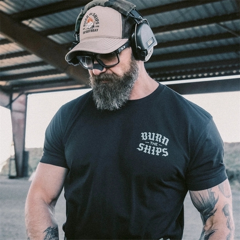 Summer The GBRS Group Wears Aggressive T Shirts Gym Sports Theme Printed Shortsleeved Cotton Tshirt Unseix 250915