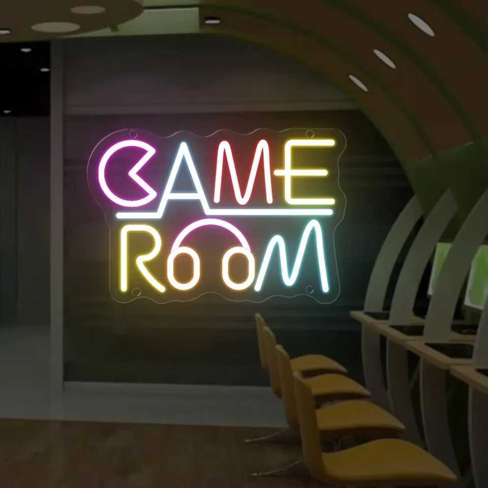 Gamer LED Neon Light Sign Night Lights Bar Esports Room Game Room Home Hanging Wall Electronic Sports Decoration USB Neon Signs Y250916