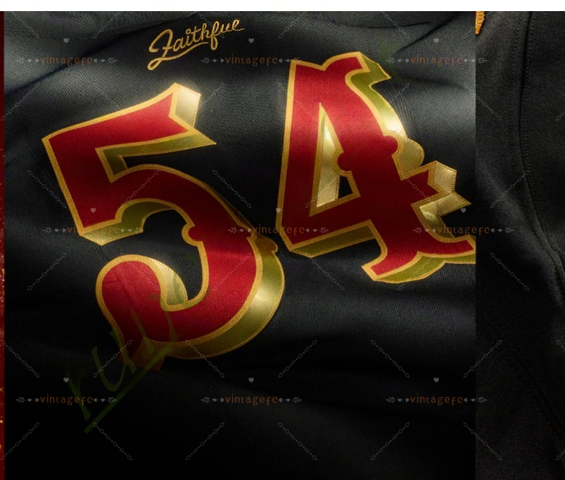 Mens Custom Football 2025 Rivalries Jersey Brock Purdy George Kittle Fred Warner Christian McCaffrey Jones Deommodore LenoirCompetitive version jersey