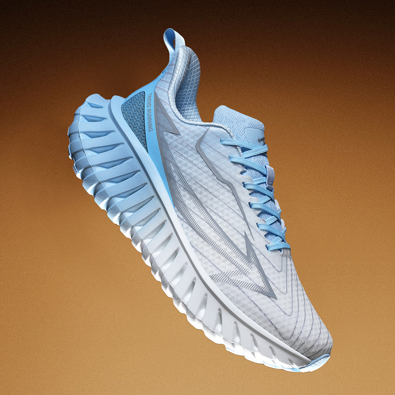 Men's Breathable Mesh Sneakers with Cushioning for Running - Casual Trendy Shoes