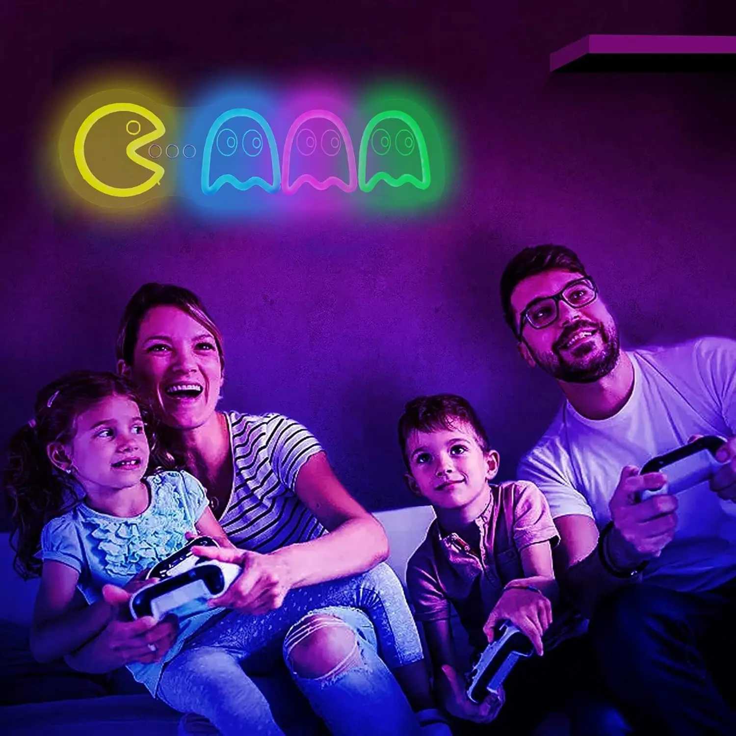 Arcade Neon Sign Retro USB Dimmable Game LED Neon Light for Game Room Bedroom Man Cave Party Home Bar Club Decor Gift Y250916