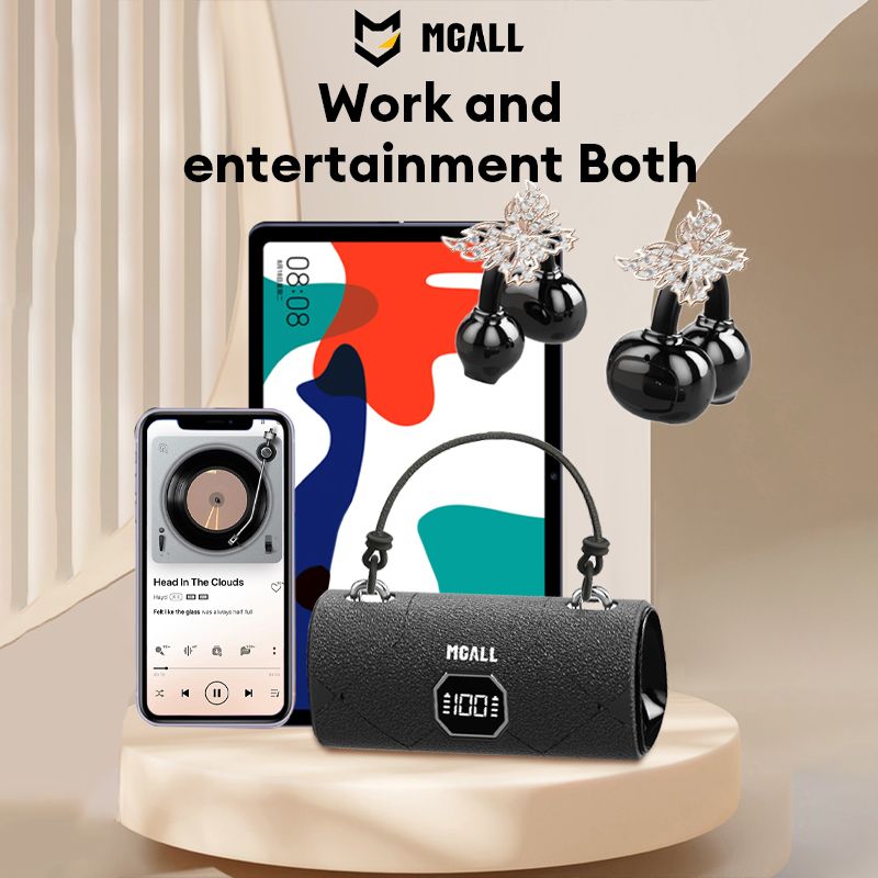 MGALL Bluetooth Earphones Stylish Luxury Handbag Design Featuring Butterfly-Shaped Earrings Wireless Bluetooth Clip-On Headset X22 HD Call Earbuds