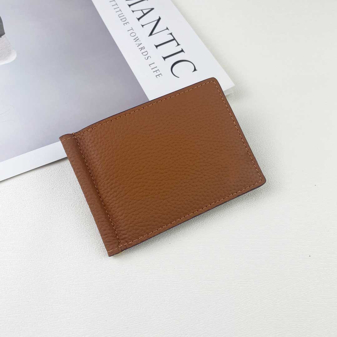 Top designer wallet men women purse high quality wallet genuine leather money clip credit card holder 8 colour with box