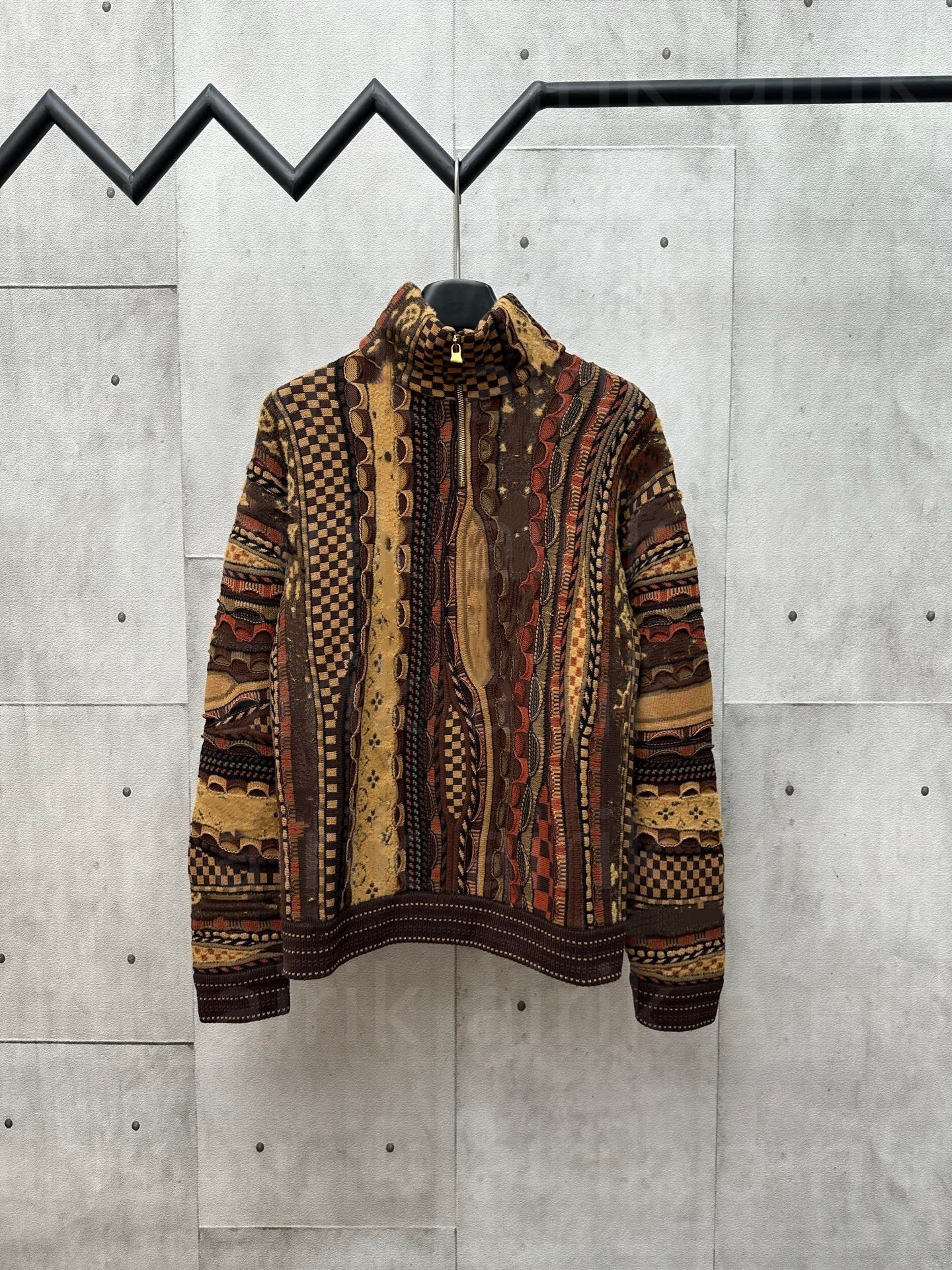 Designer Hot Winter Sweater Men Half zipper Casual Knit Jumpers zip Sweaters Mens Long Pullovers Famous Brand Youth autumn winter sweater