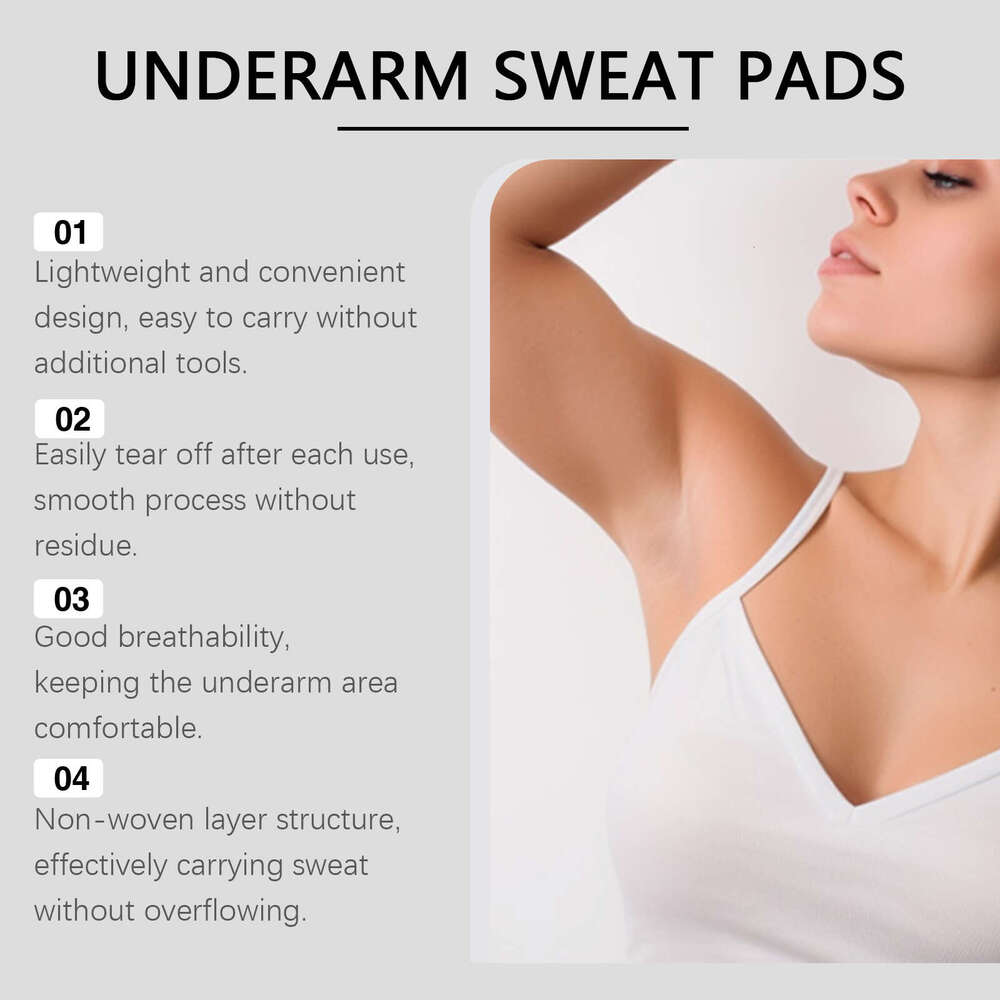 Jaysuing Patch Summer Refreshing Non-Sticky Comfortable Breathable Invisible Pad Armpit Sweat Absorbent Anti-Dirty