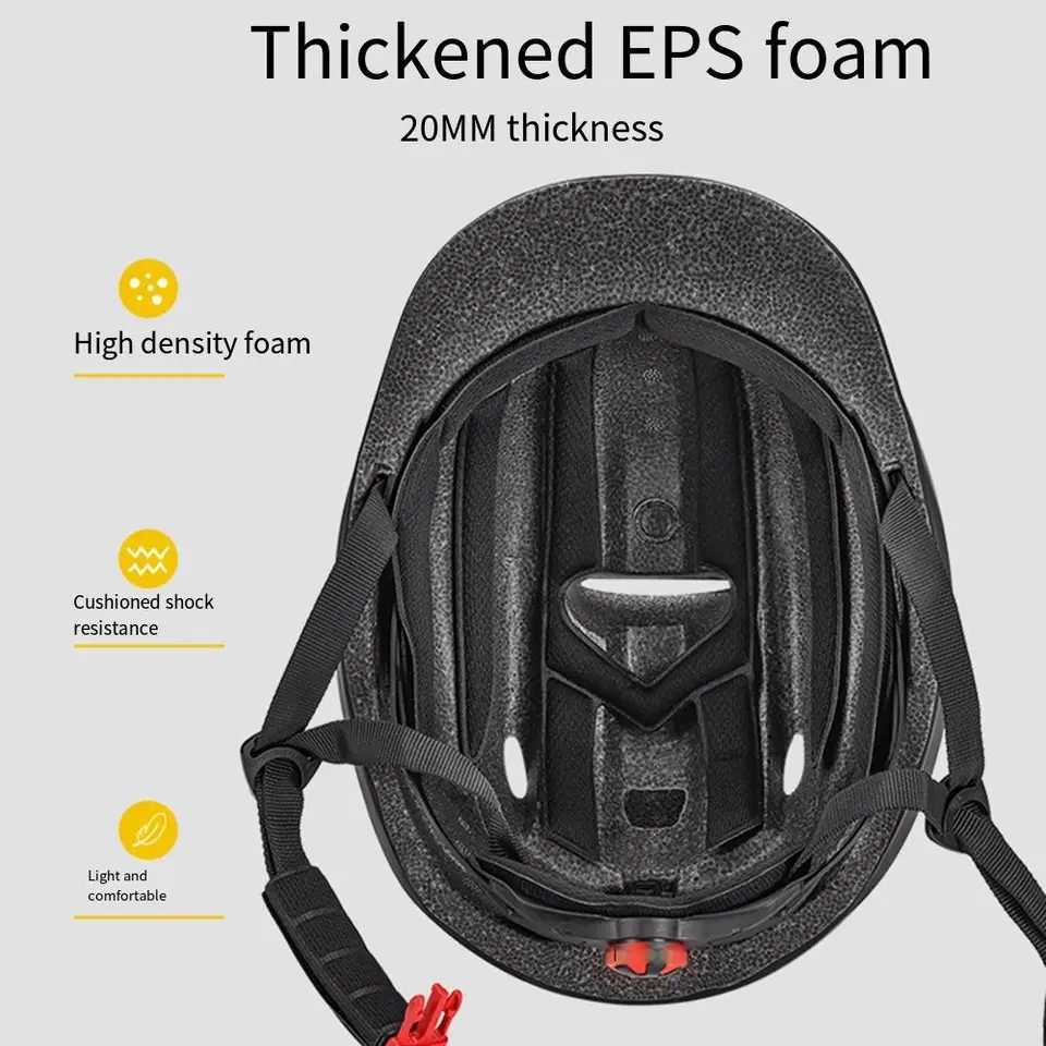 Adjustable Cycling Helmet Ultralight Large Racing Bike Equipments Brethable Durable Riding Safety Cap Cycling Competition J250916