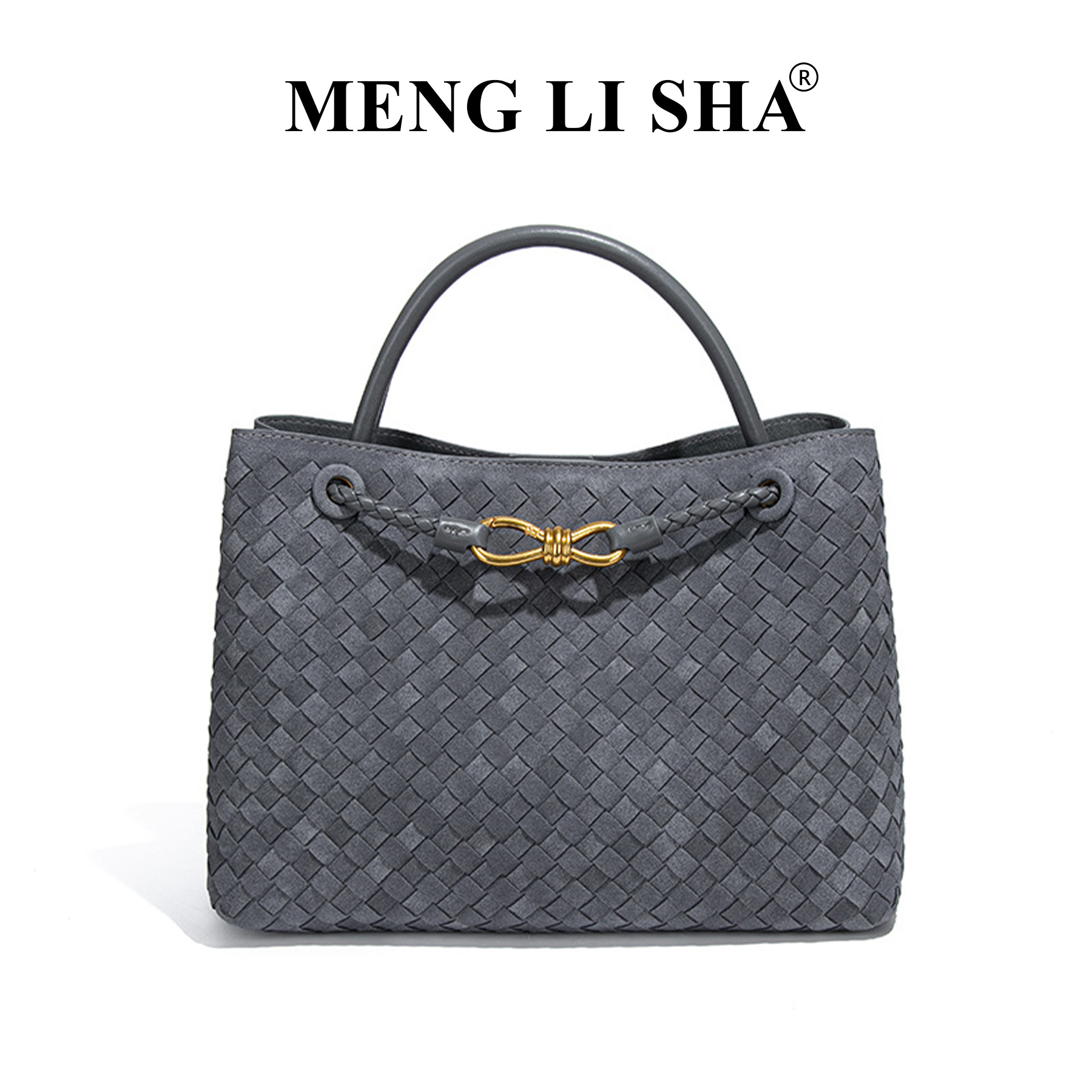 BVZOSOT VOLUME 2025 New European and American Fashion Matte Women's Handmade Braided Soft Leather Tote Bag Bucket Bag Handheld Single - Shoulder 