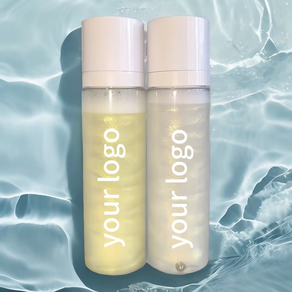 Foundation Primer Professional No Logo Sweatproof Vegan Makeup Cosmetic Finishing Spray Mist Long Lasting Shimmer Setting Spray DH-SM102