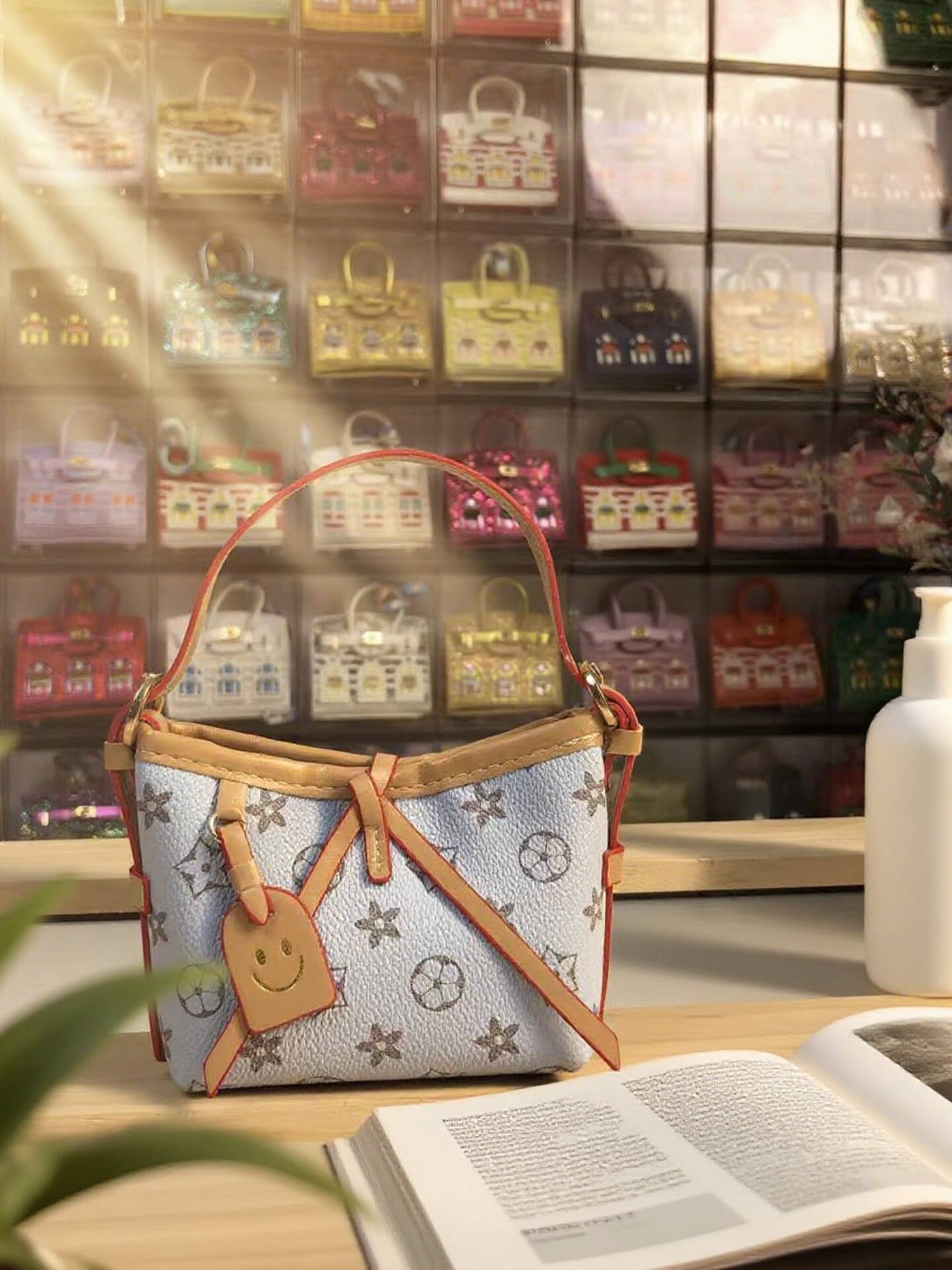 Bestseller Mini Small Vintage Dopamine Niche Color Car Key Pendant Earphone Lipstick Bag Cleo ddmytues