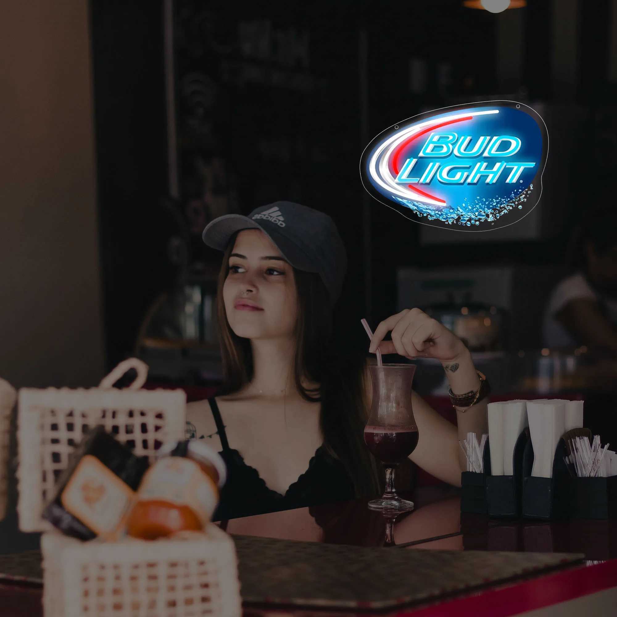 UV printed beer LED neon sign decoration USB powered dimmable neon sign used for bars bedrooms parties mens holes Y250916