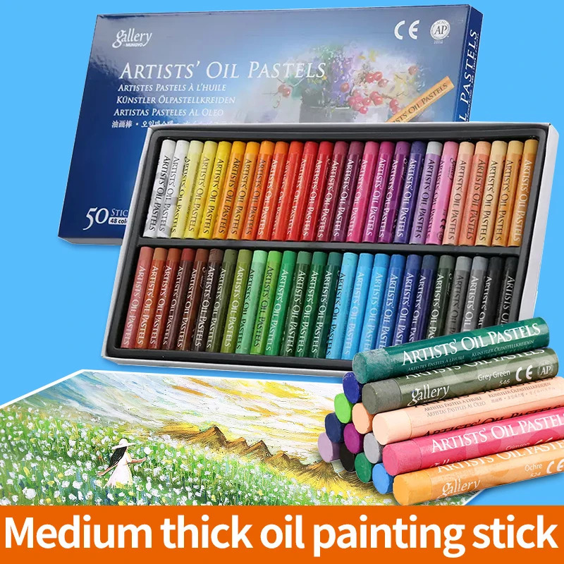 MUNGYO Artist Soft Oil Pastel Set Professional Painting Drawing Graffiti Art Crayons Washable Non Toxic Art Supply 122550Color 250915