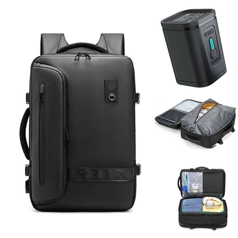 Travel Men Expanded Laptop vacuum compression hiking USB charging Business Large Capacity Backpack For Pumps