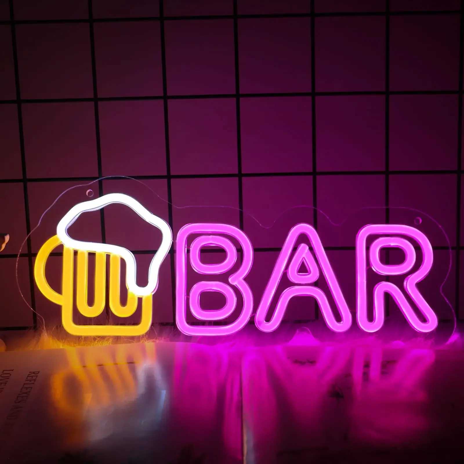 Open Bar Beer Neon Sign Electric Pub Decor for Taverns Home Bars Party Basements and BrewThemed Spaces LED Lights Y250916