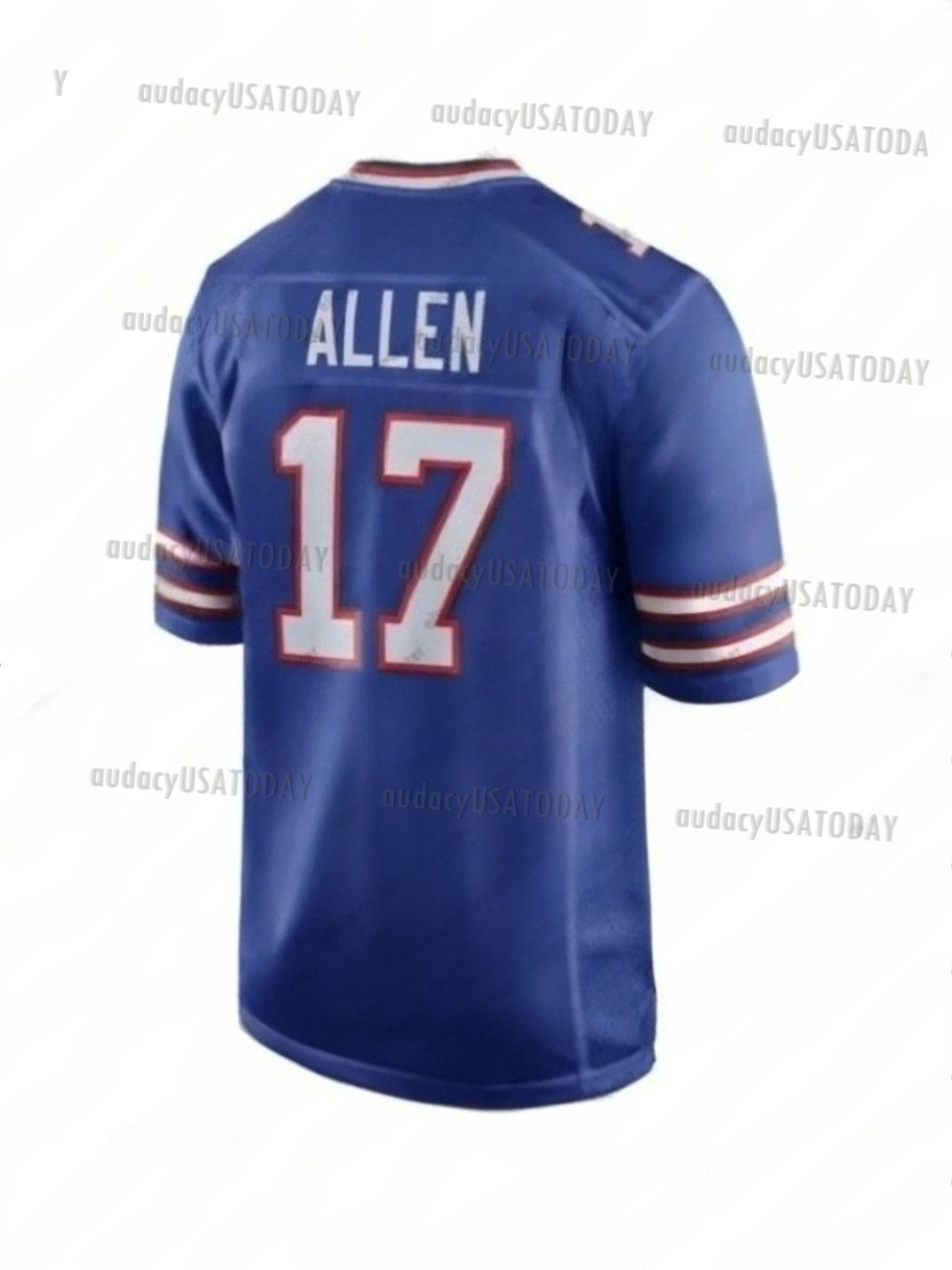 17 Josh Allen 0 Keon Coleman 4 James Cook Personalized Customized Football Jerseys 0000 Custom Any Number Name For Men Women Youth 33
