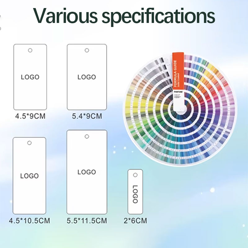 Personalized Hanging Labels with Loops - Ideal for Clothing Brand Identification