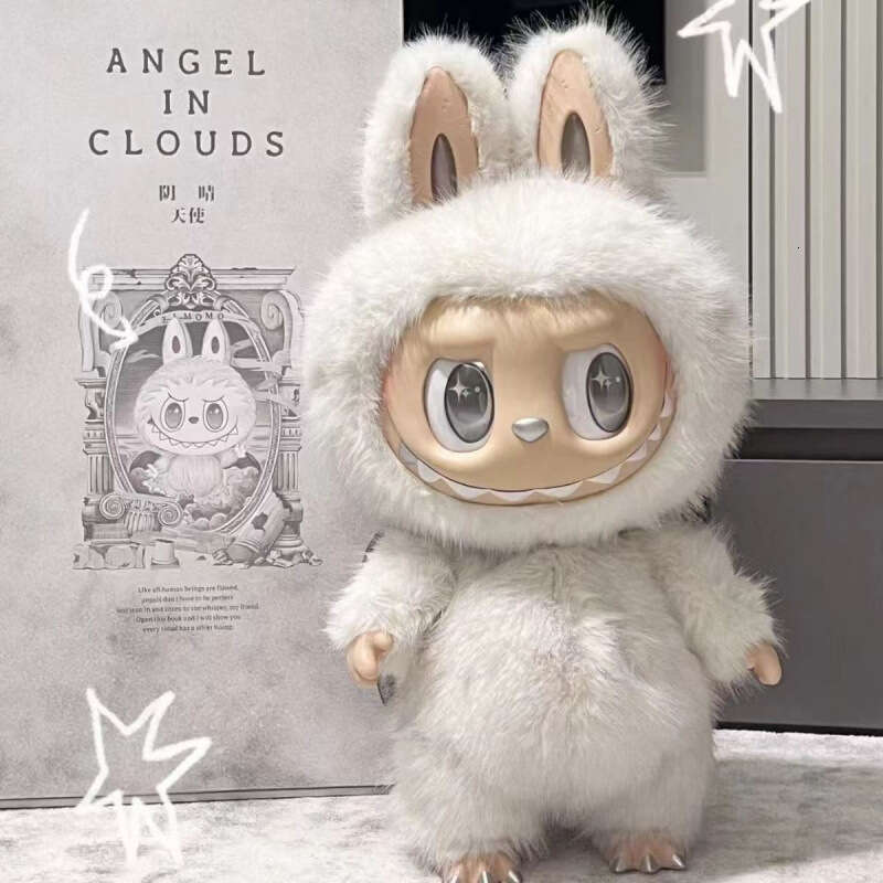 58cm Angel Zimomo Leader Vinyl Plush Toy Trendy Doll Labubu Zimomo Archangel And Big Boss Series Vinyl Figurine Cute Plush Toy Figurines Of Big Kids X