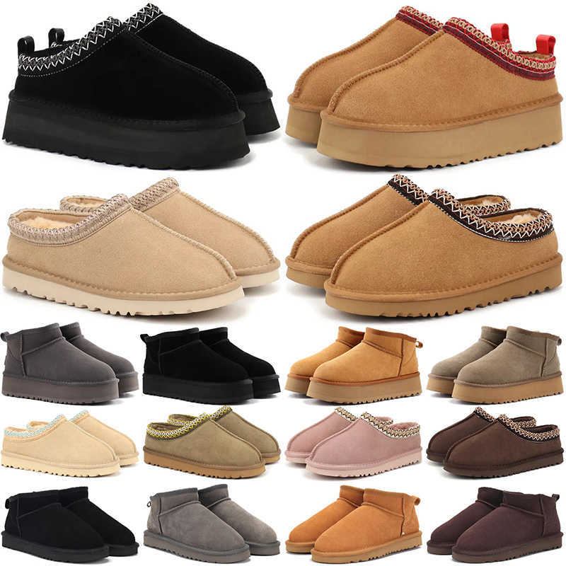 Free Shipping Tasman Slippers Tazz Designer Sandals women womens fur slides tasmin flip flops ugh slipper sliders shoes ultra mini outdoor warm winter slide