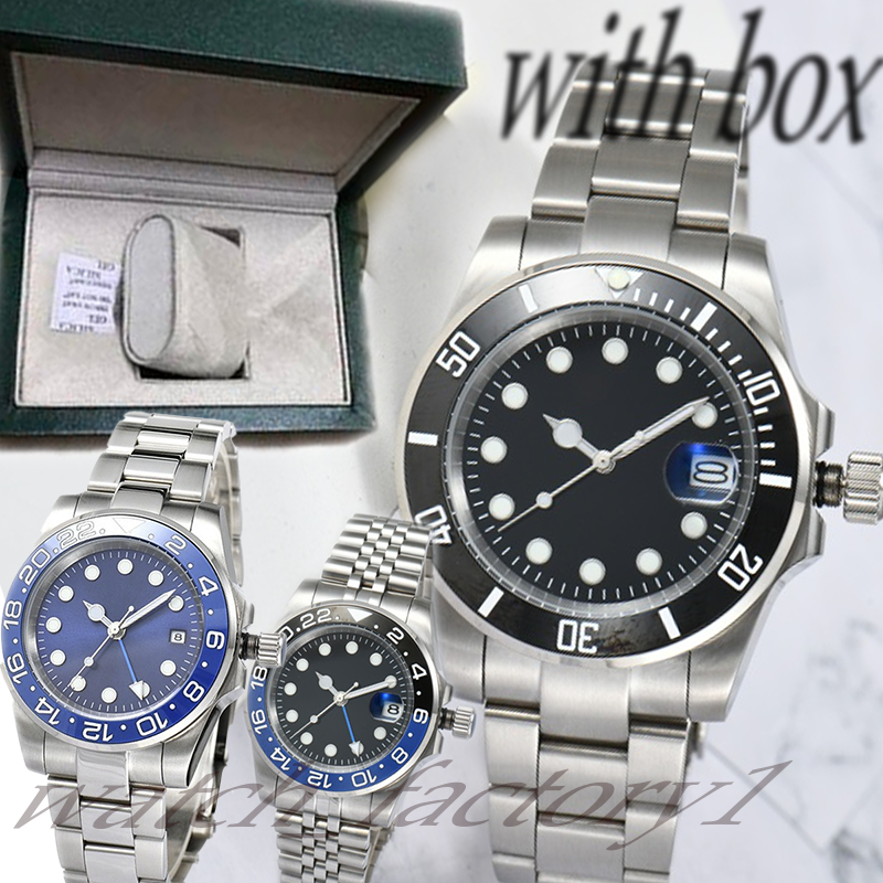 New Luxury Men's Automatic Mechanical Ceramic Watch 41mm All Stainless Steel Luminous Watch Montre de Luxe