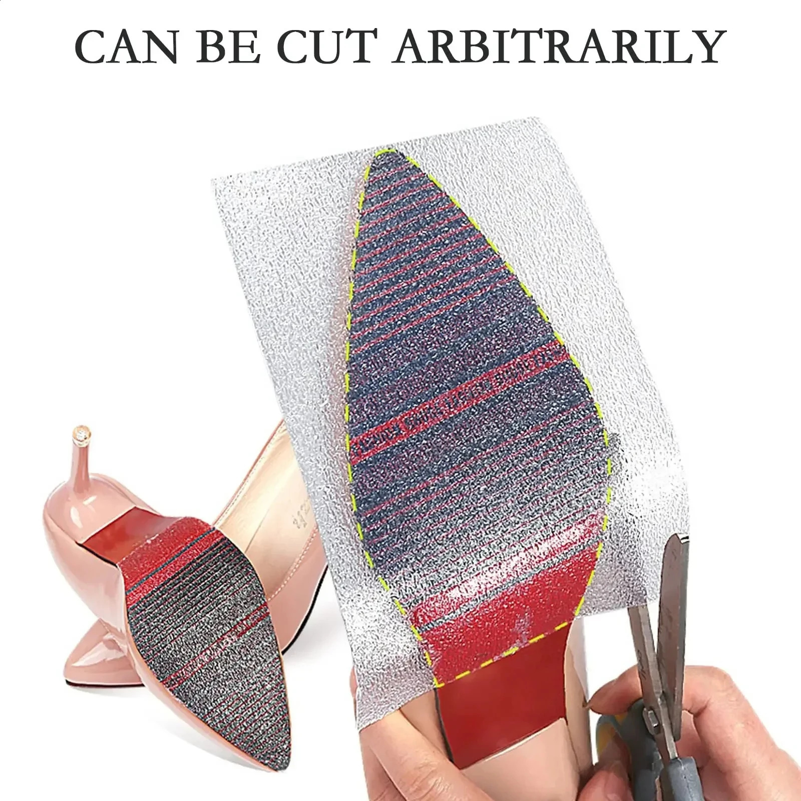 10x50cm Shoes Sole Protector Sticker for High Heels SelfAdhesive Ground Grip Shoe Protective Bottoms Outsole Insoles 250915