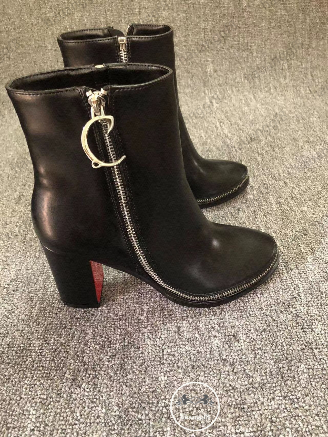 bottom over-the-knee boot for autumn and winter, available in coffee, white, and black heel deigner hoe boot deigner boot woman Martin boot. Knight 54 52