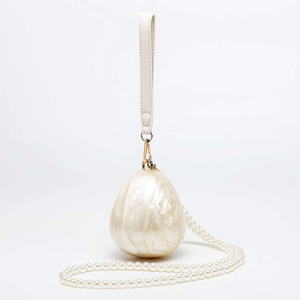 2025 Women's Free shipping premium feel New Single Shoulder Crossbody Irregular Shell Acrylic Fashion Wedding Evening Clutch Bag