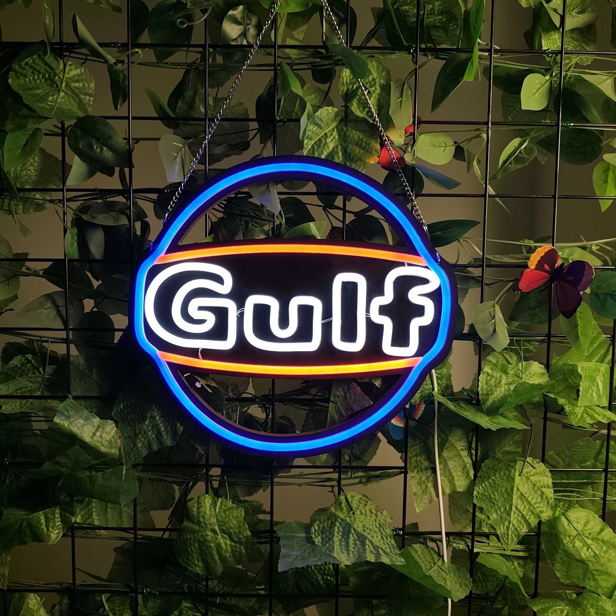 1 piece of GUIF garage decoration neon sign car repair shop wall art lubricant shop or gas station LED repair sign Y250916