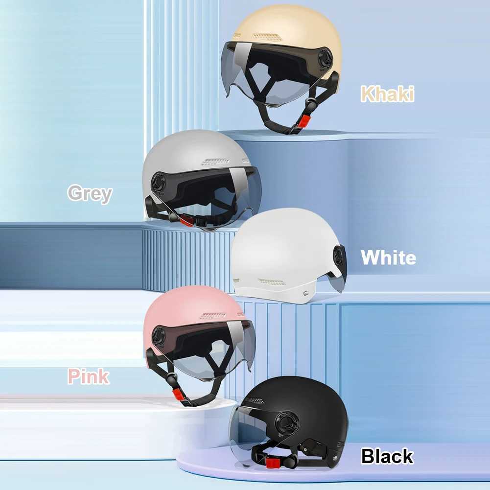 Electric Bike Helmet Cycling Safety Helmet Adjustable Lightweight Bicycle Helmet Breathable Detachable Lining for Summer J250916
