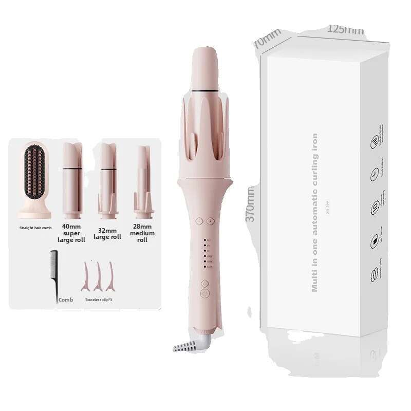 All-In-One Fully Automatic Iron Negative Ion Straightening And Dual-Use Hair Styler Three-In-One Curling Magic Tool